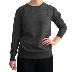 The Row Sibem Sweater Crewneck in Anthracite Gray size XS